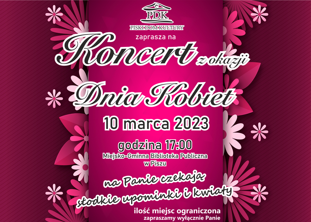 Koncert Z Okazji Dnia Kobiet Pisz Mazurypl 2238