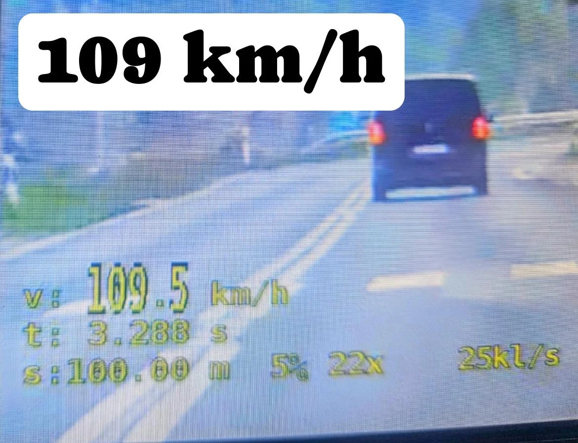 Policyjna kontrola drogowa w powiecie piskim – wykroczenia i mandaty za prędkość i wyprzedzanie